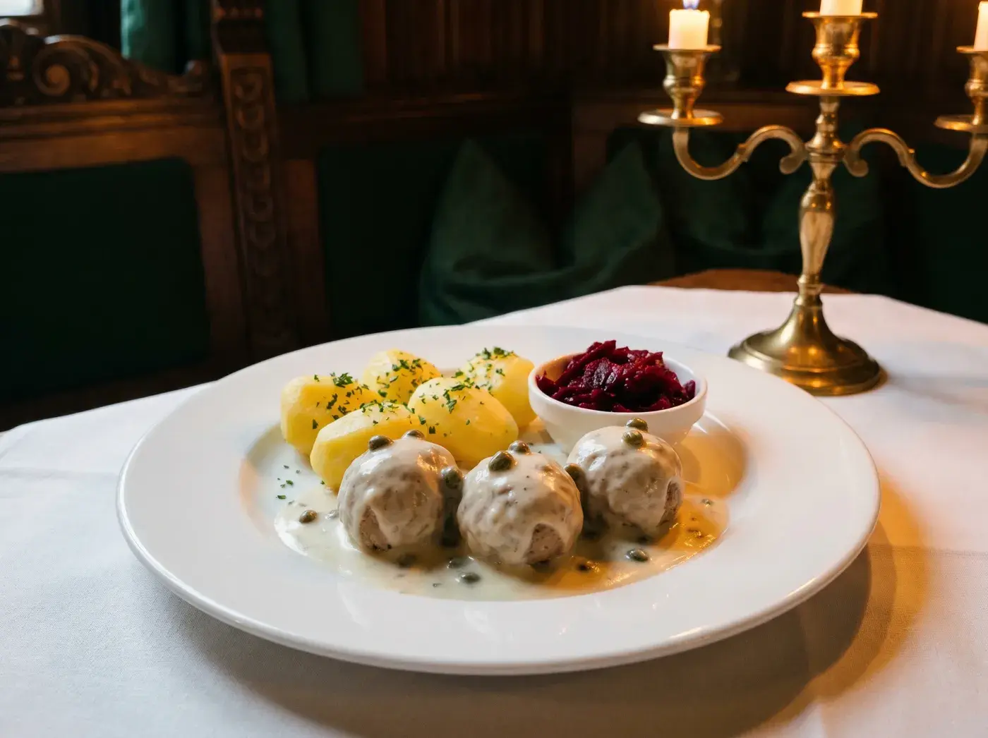 Königsberger Klopse — Restaurant Marjellchen Berlin